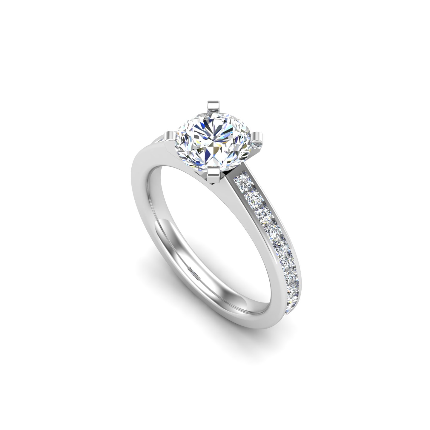 Lyra Channel Engagement ring